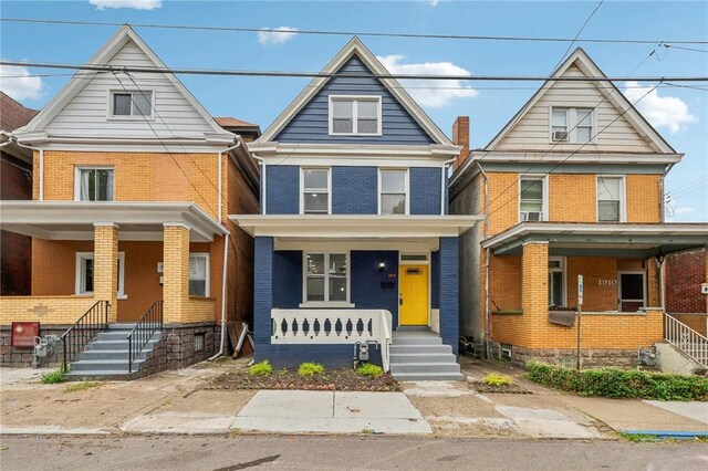 view of front of house with a porch