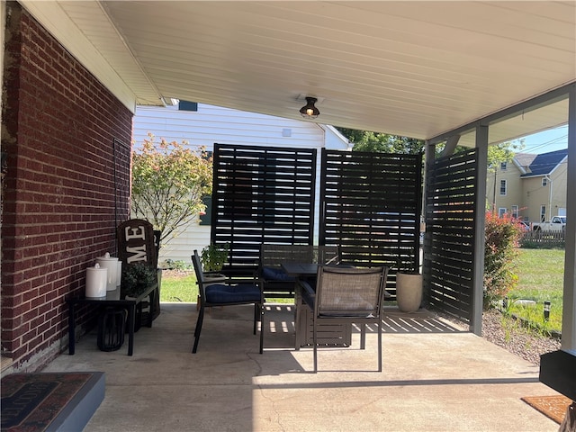 view of patio / terrace