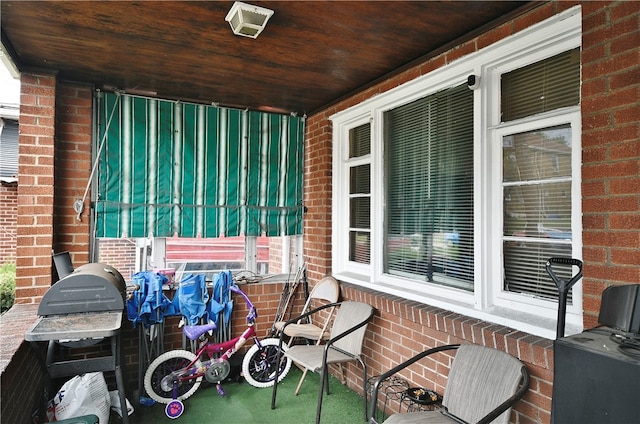 view of patio with covered porch