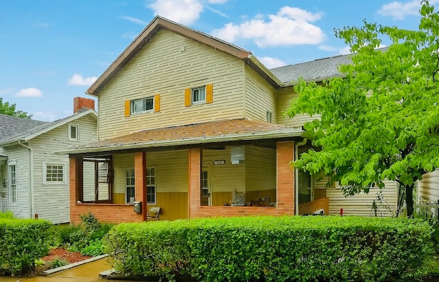 view of back of property