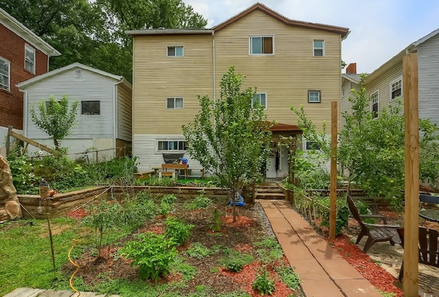 view of rear view of property