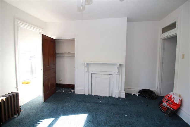 814 Etna St, Mckees Rocks, PA 15136 - unfurnished bedroom with radiator and carpet flooring