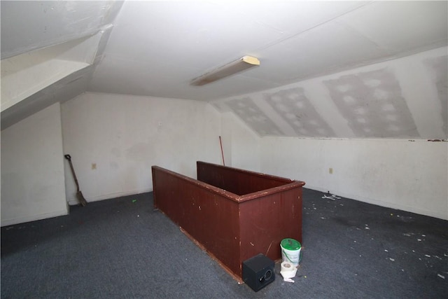 814 Etna St, Mckees Rocks, PA 15136 - additional living space featuring lofted ceiling and carpet floors