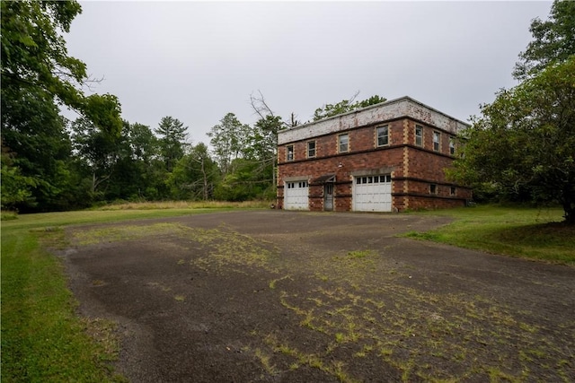 view of home's exterior featuring a garage