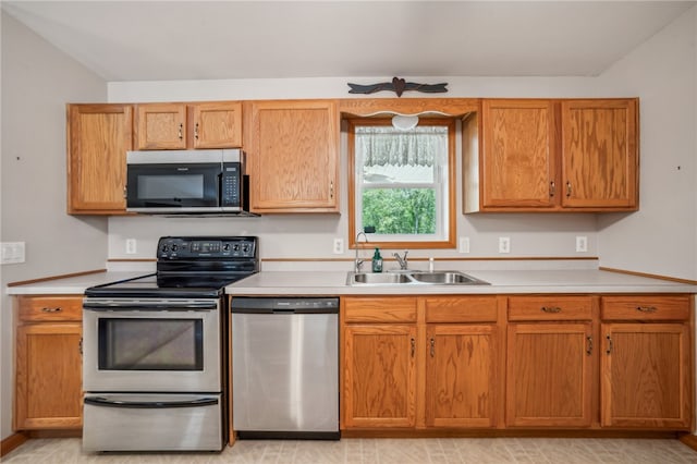 kitchen featuring sink and stainless steel appliances