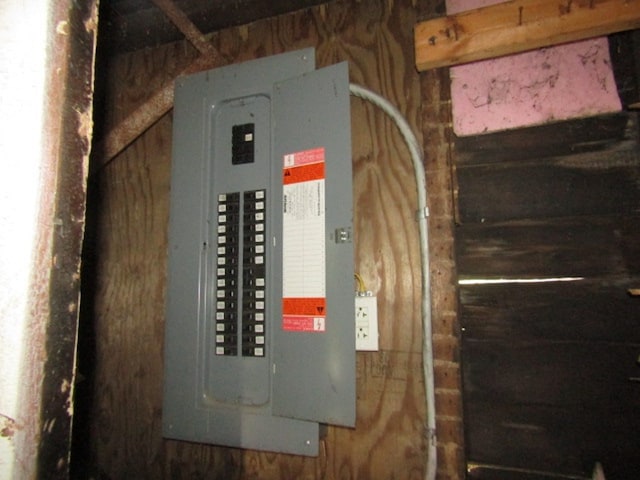 utility room with electric panel