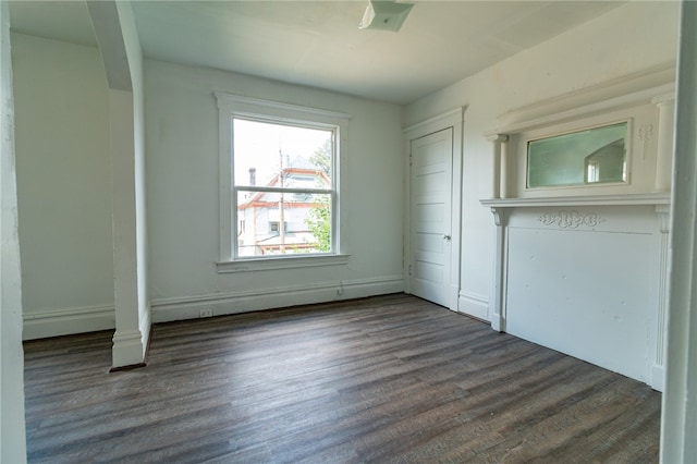 unfurnished bedroom with wood-type flooring