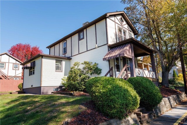 213 2nd St, Elco, PA 15434 - view of front of property featuring board and batten siding