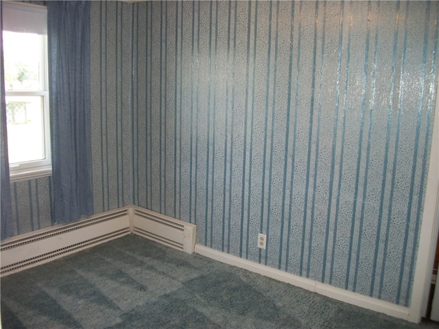 unfurnished room featuring carpet floors