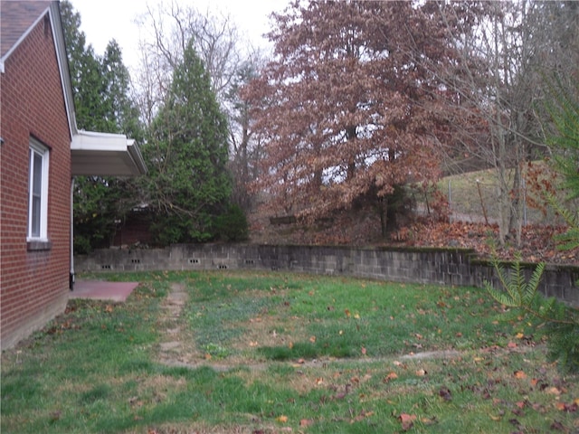 view of yard