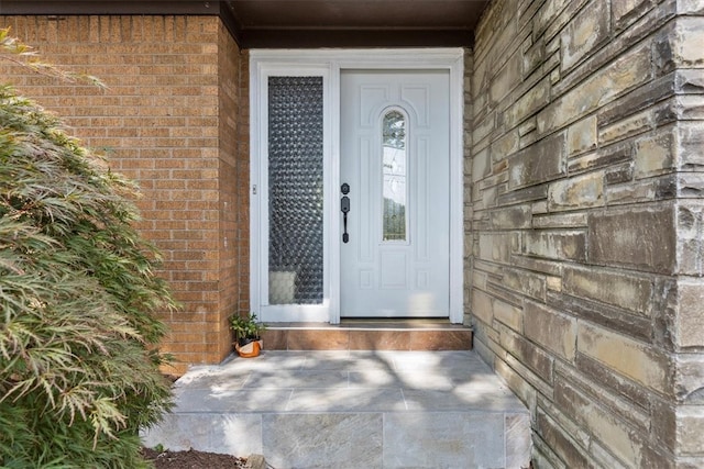 view of property entrance