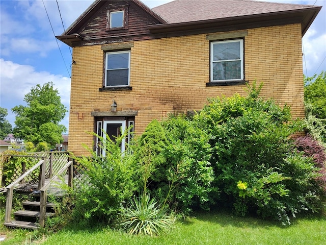 view of back of property