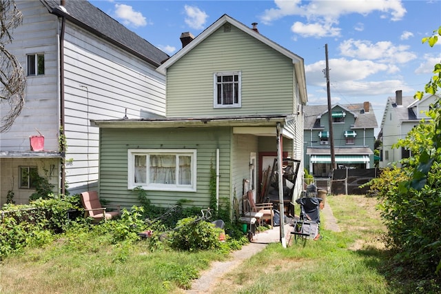 view of rear view of house