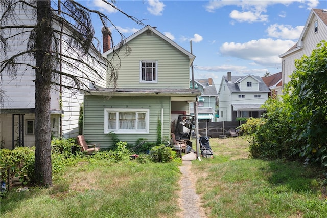 view of back of property