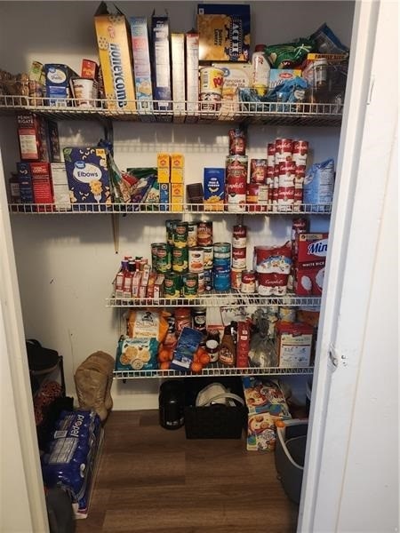 view of pantry