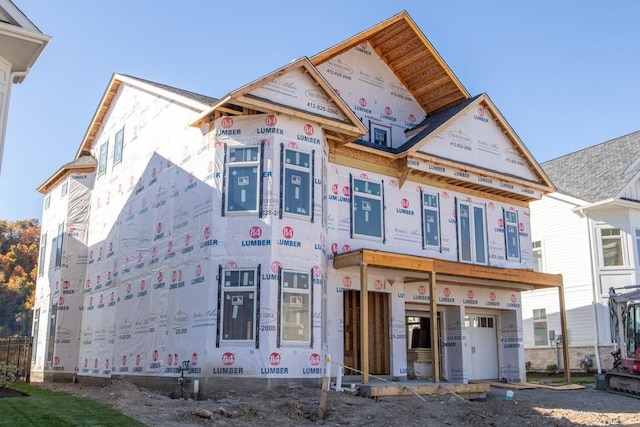 view of property in mid-construction