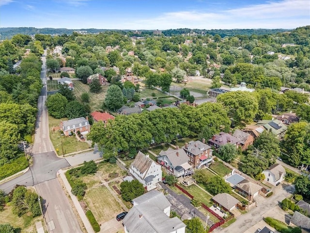 birds eye view of property featuring a residential view