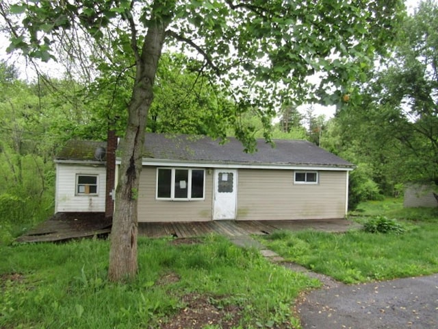 view of rear view of house