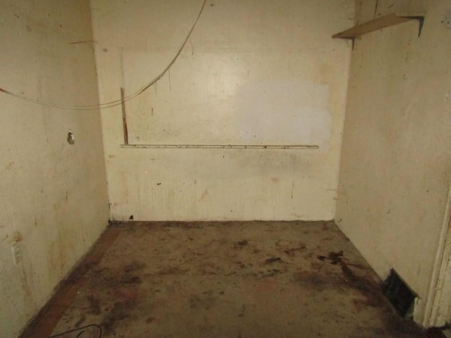 view of basement