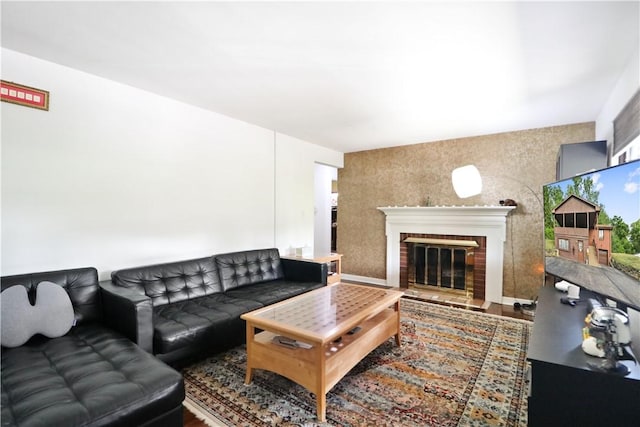 dining area featuring hardwood / wood-style flooring and an inviting chandelier