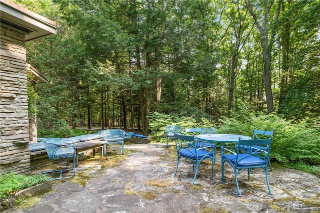 view of patio