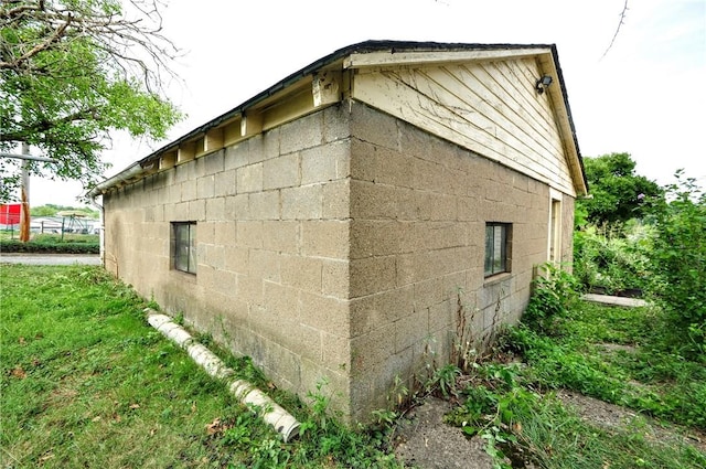 306 Shirls Ave, City Of Washington, PA 15301 - view of home's exterior with concrete block siding