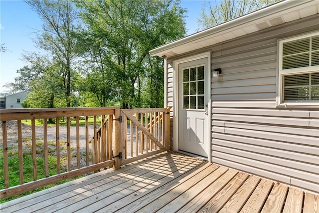 view of deck