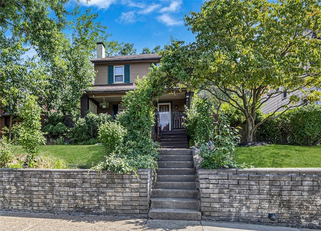 view of front of home