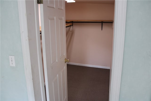 view of closet