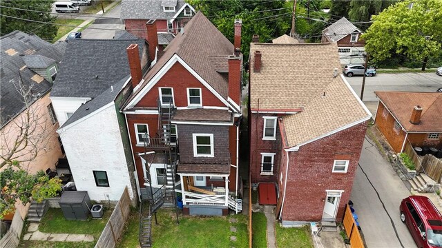 view of rear view of property