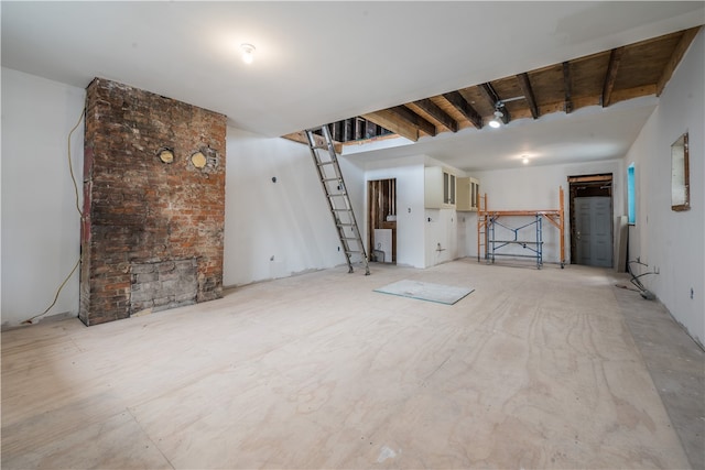 view of unfurnished living room