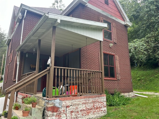 340 Mine Hill Rd, German Twp, PA 15410 - view of side of home with brick siding