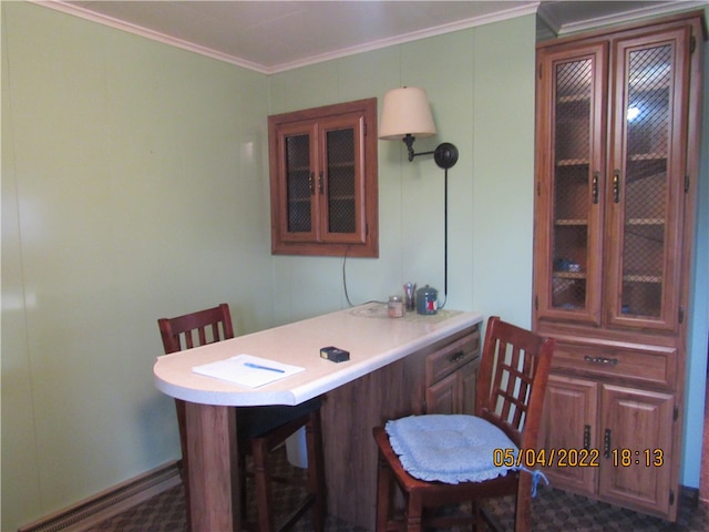 view of dining room