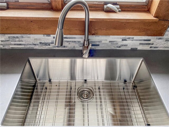 exterior details with sink