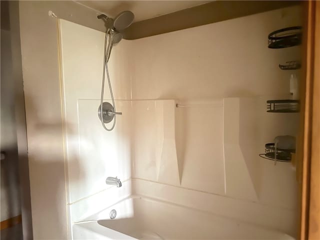 bathroom featuring tub / shower combination