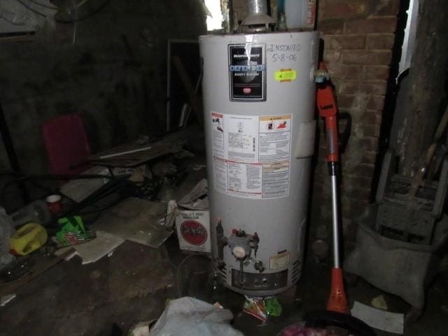 utilities with gas water heater