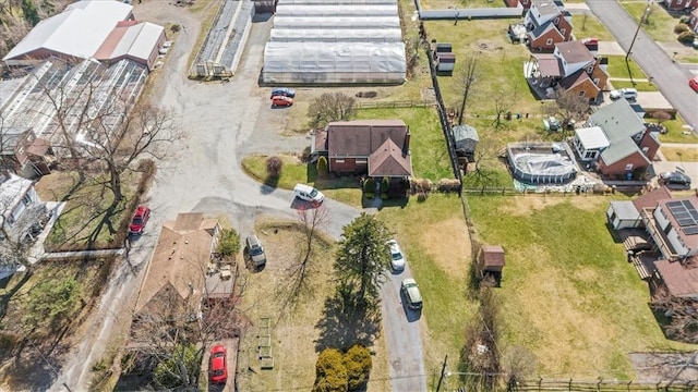 birds eye view of property featuring a residential view