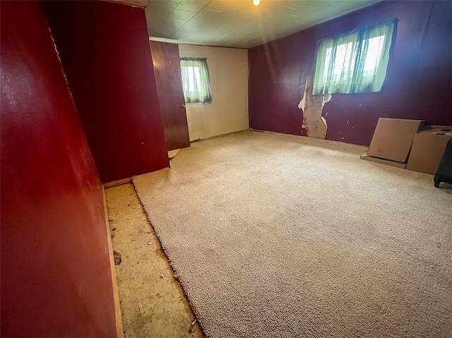 unfurnished room featuring carpet floors