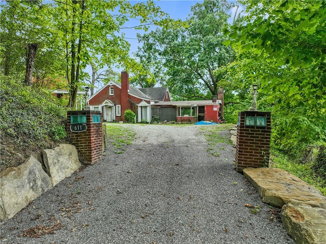 view of front of house