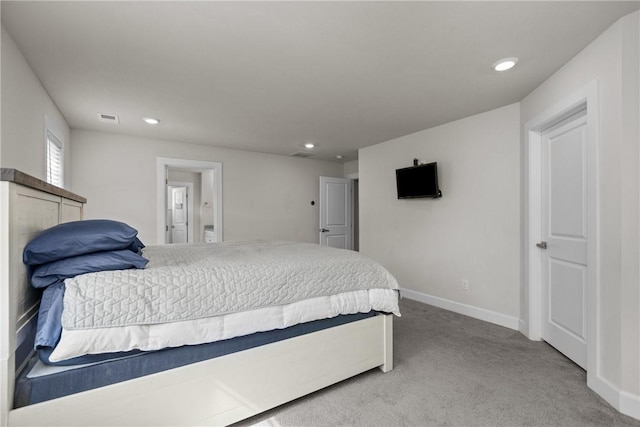 bedroom featuring carpet flooring