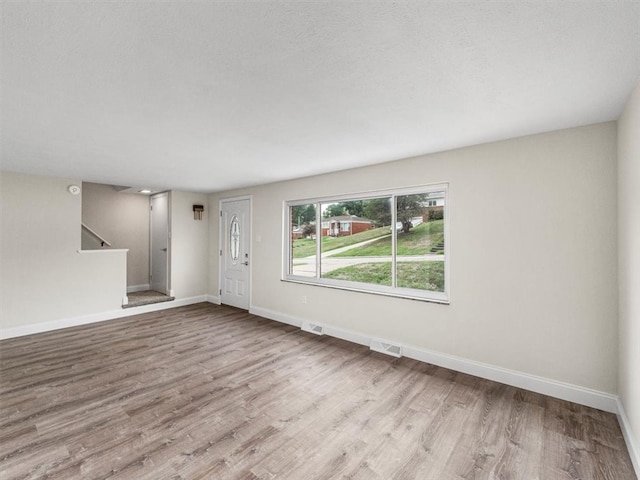 interior space featuring hardwood / wood-style floors