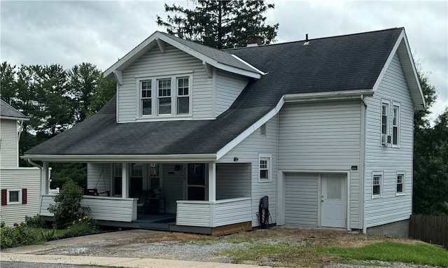 view of front facade with covered porch