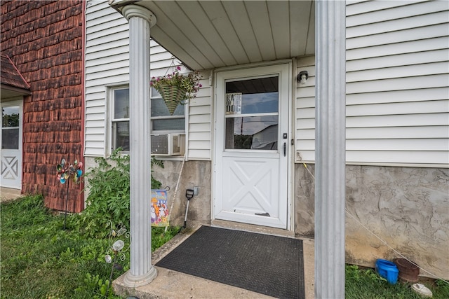 view of entrance to property