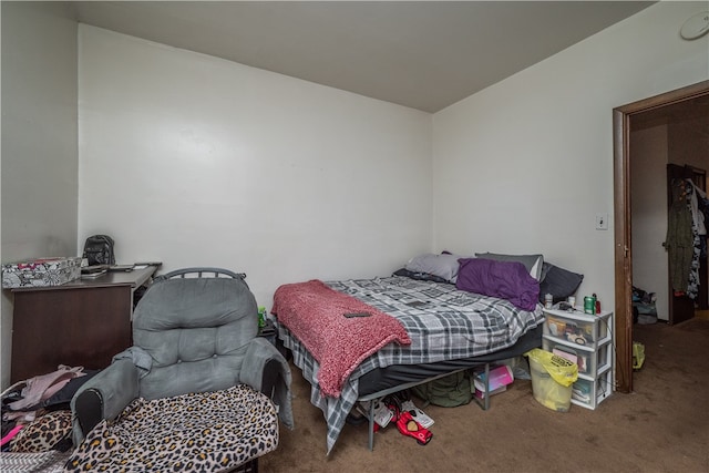 bedroom featuring carpet flooring