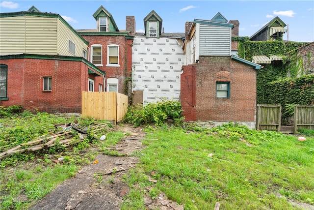 view of rear view of house