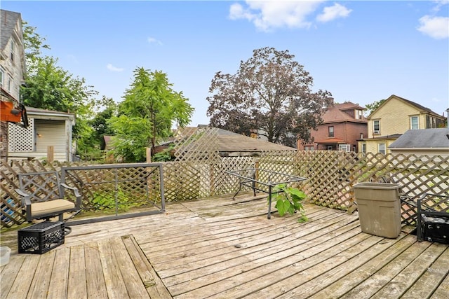 2953 Merwyn Ave, Sheraden, PA 15204 - wooden terrace with a residential view