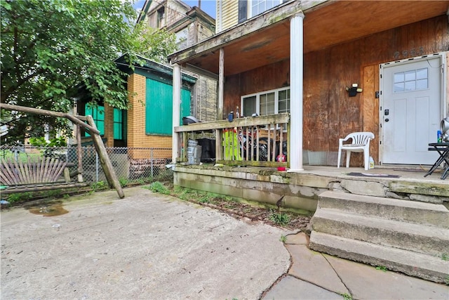 2953 Merwyn Ave, Sheraden, PA 15204 - doorway to property featuring a porch