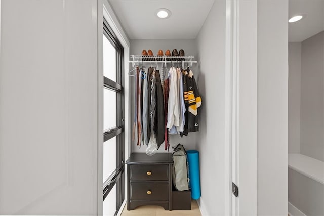 view of closet