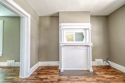 interior space with wood-type flooring