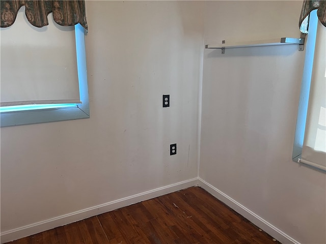 washroom featuring hardwood / wood-style floors